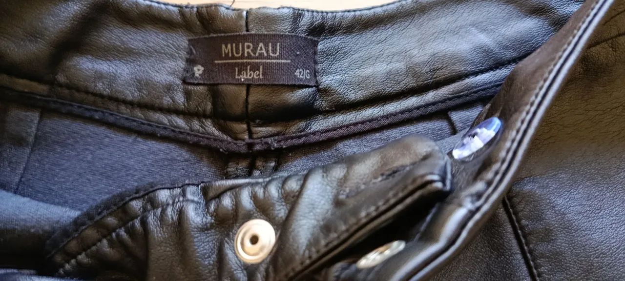 Short couro Murau n.42/G conservado - Foto 3
