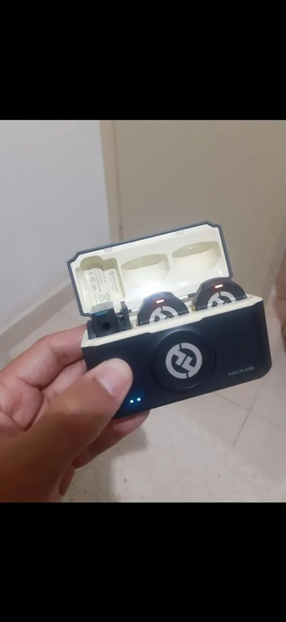 Hollyland Lark M2 ,Microfone sem Fio,Versão Câmara ( sem acessórios )