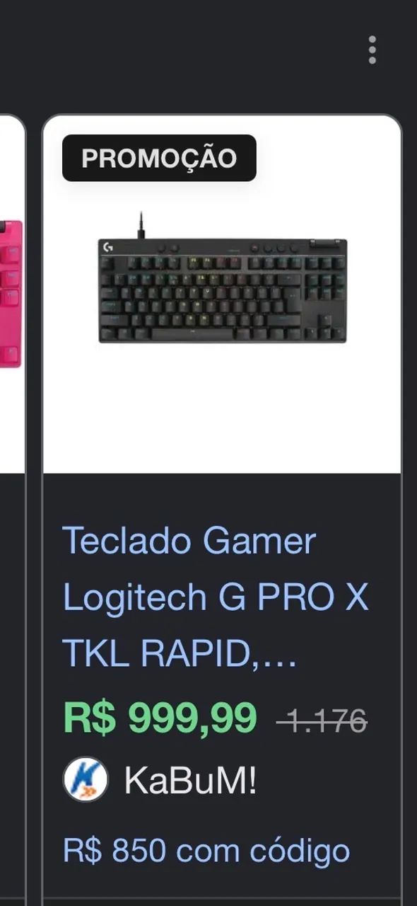 Teclado Logitech GPRO X Rapid TKL - Foto 3
