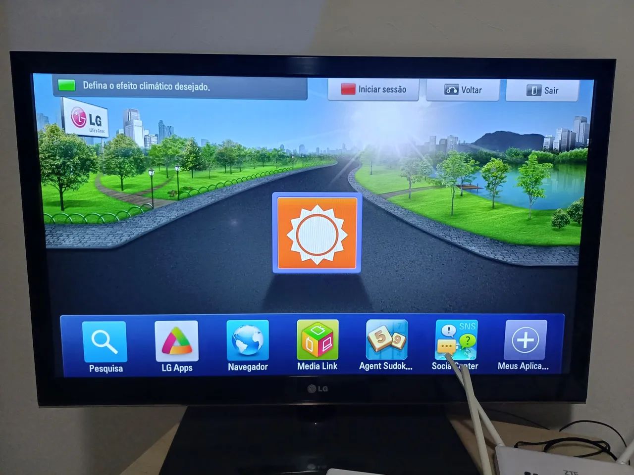 TV LG 42 polegadas Full HD Le HDMI e USB