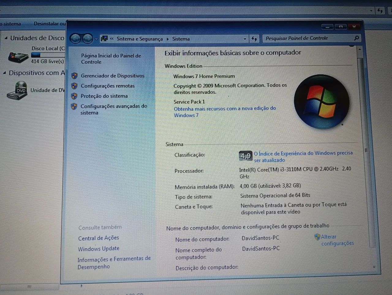 Acer Aspire E1-571 é um notebook de 15.6 polegadas  - Foto 2