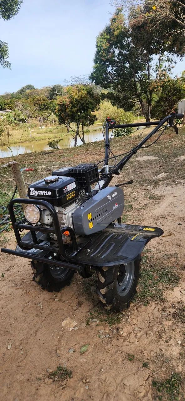 Roçadeira RTM-900 15HP + Motocultivador Toyama TT90R 7HP + Arado + Facas Extras - Foto 2