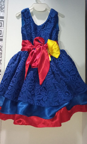 vestido da luna 1 ano