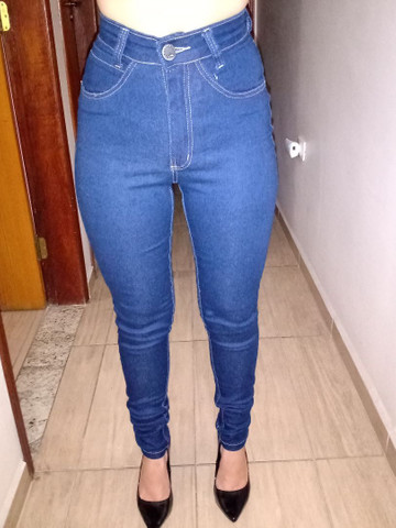 calça jeans feminina sal e pimenta
