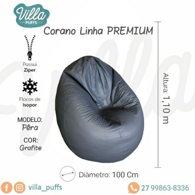Puff pera corano para seu escritório - (Confortável) com enchimento direto da fabrica! - Foto 2