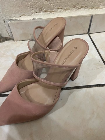 Sandália OFF WHITE SALTO TRANCADO | Constance - Sapatos \u0026 Acessórios