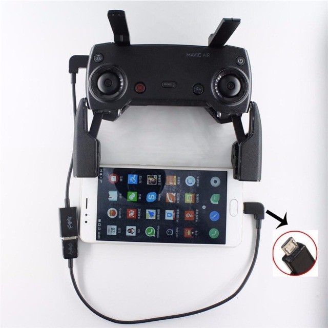 Dji Cabo De Dados Otg Dji Spark Mavic2 Pro Platatinum Ou Air Usb Micro Usb COD-CP551  - Foto 4