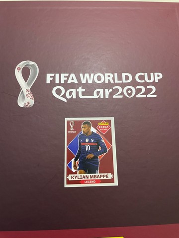 Figurinha Copa Domundo Quatar 2022 Kylian Mbappe Bordo