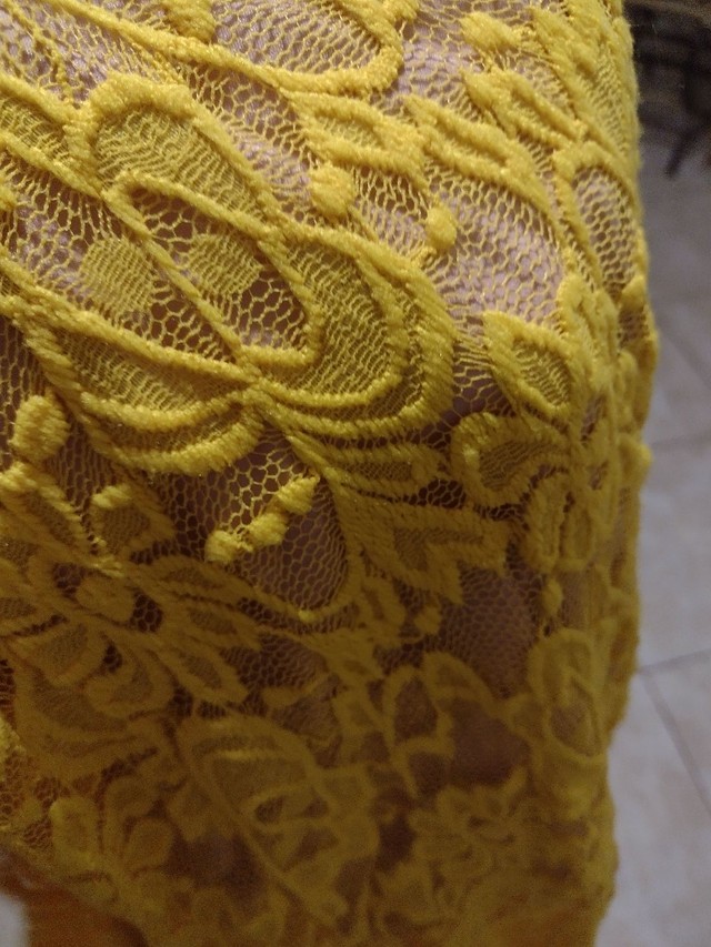 Vestido festa Amarelo - Foto 3