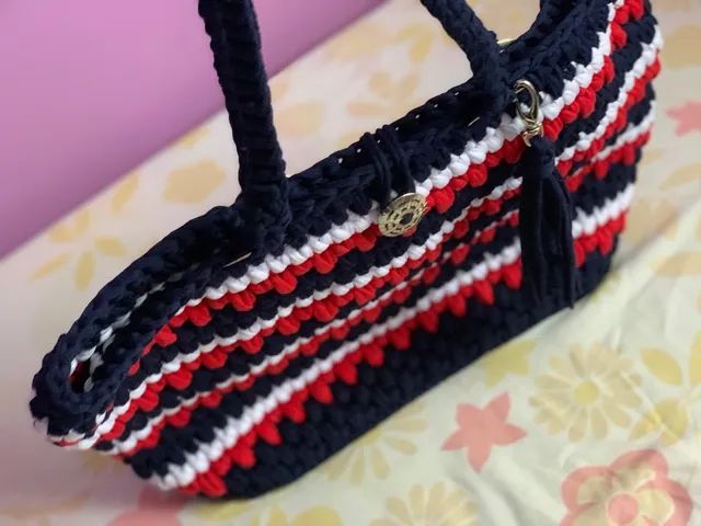 Bolsa feminina, artesanal, nova - Foto 4