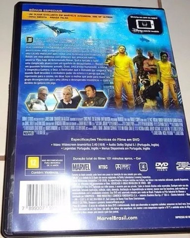 DVD GUARDIÕES DA GALÁXIA MARVEL - Foto 2