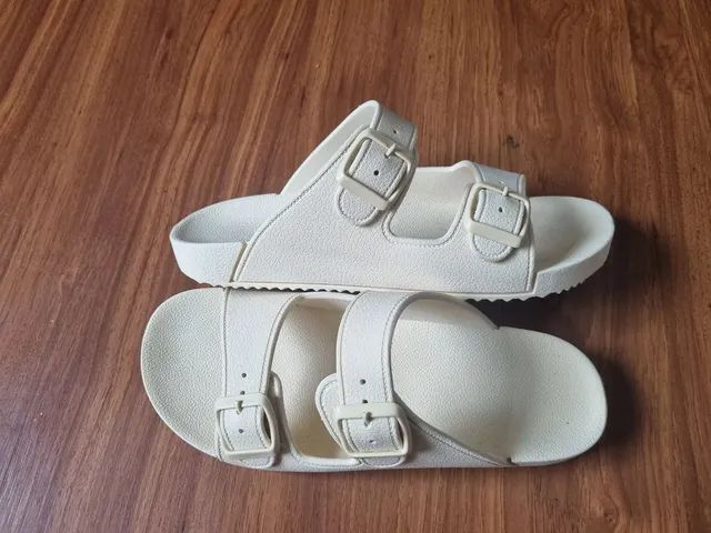 birken terra e água confort bege de fivela - entrego 