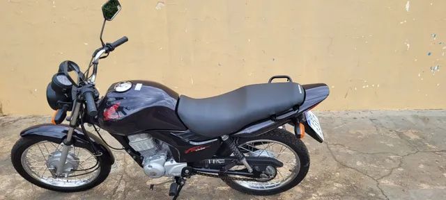 Honda Cg 125 Fan Ks 2012 Preta, KM Motos