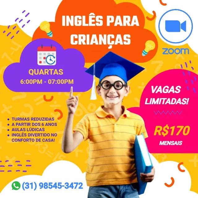 Inglês divertido para crianças