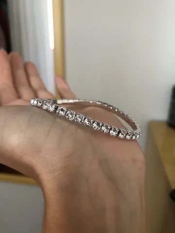 Pulseira swarovski com cristais  - Foto 3