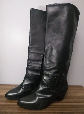 BOTA CANO LONGO COURO LEGÍTIMO TAM 36 - Foto 2