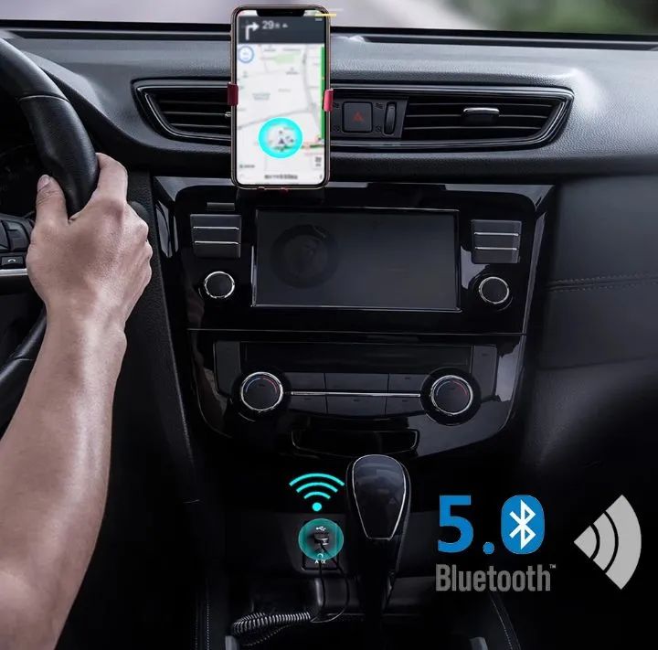 Adaptador receptor bluetooth Baseus P2 veicular - Foto 2