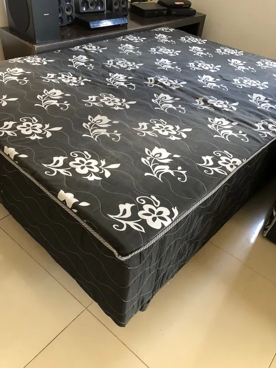Cama Box Casal com Desenho Chinês