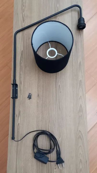 Par de arandelas articuladas pretas - Foto 2