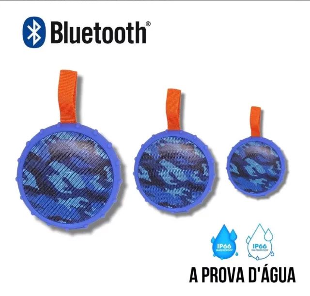 Caixinha De Som Bluetooth Pequena Portátil Resistente Água - Foto 5