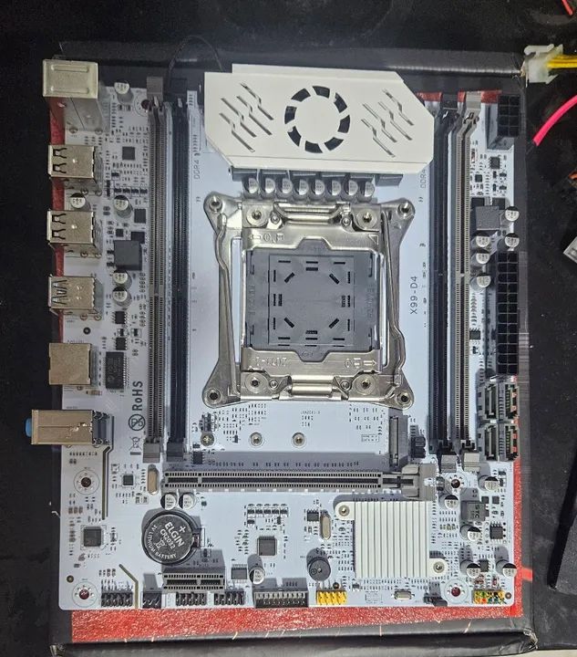 Placa Mae X99 LGA 2011-3 com Coler nos VRM - Foto 3