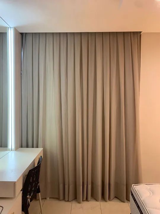 Cortina alto padrão  todos tecidos são linhos - Foto 6