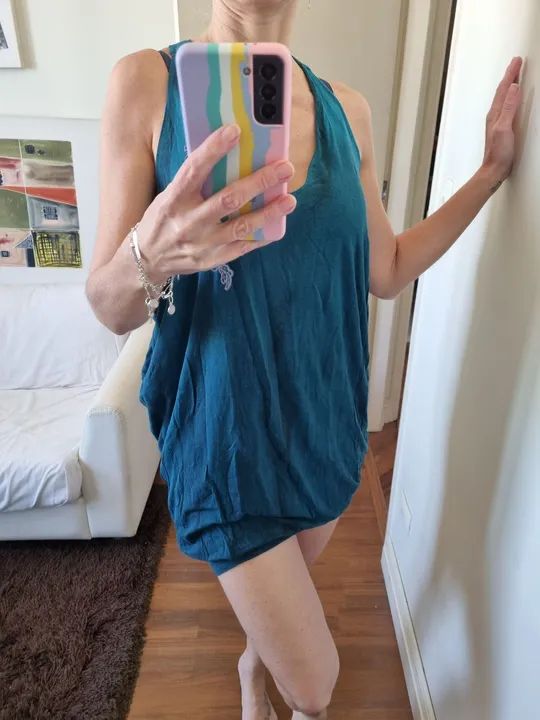 vestido colcci m, usado 1 vez