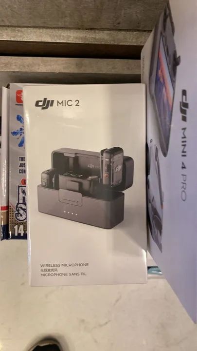 Microfone Mic 2 ( 2 mic + 1 Recp + 1 case)