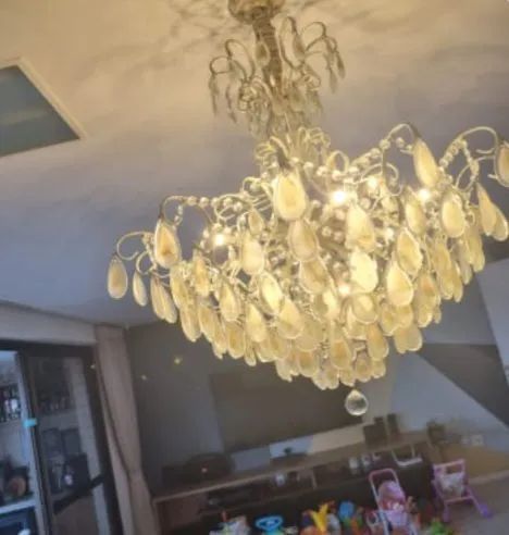 Lustre com pétalas- Belíssimo