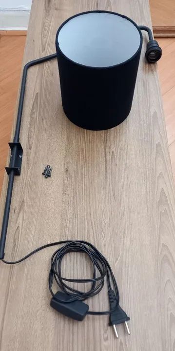 Par de arandelas articuladas pretas - Foto 3