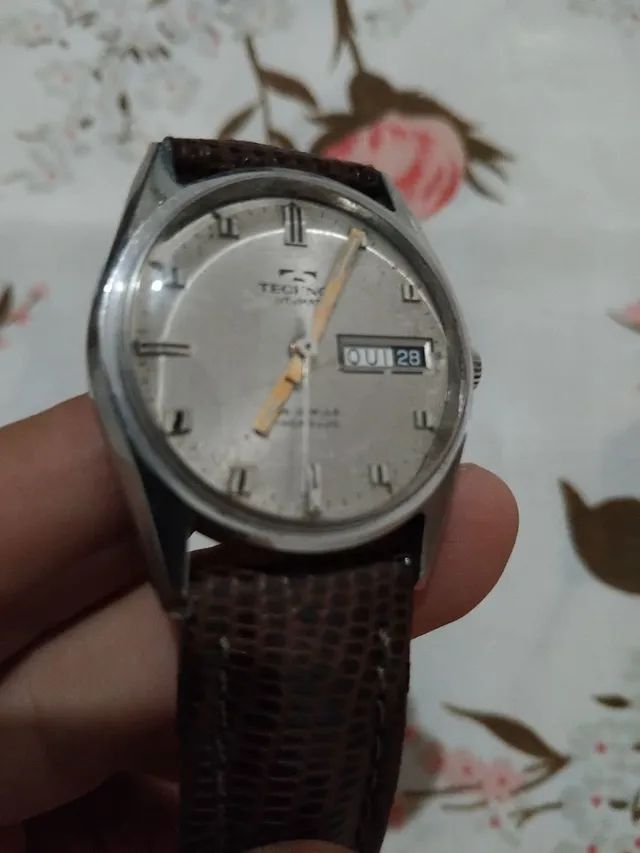 Relogio technos antigo Suíço em perfeito estado - Foto 3