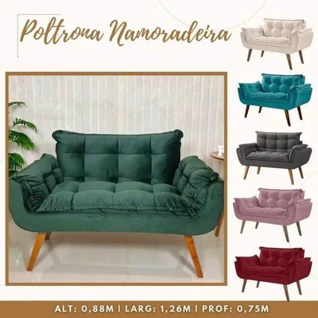 Poltrona Namoradeira       Pague somente na entrega! - Foto 2