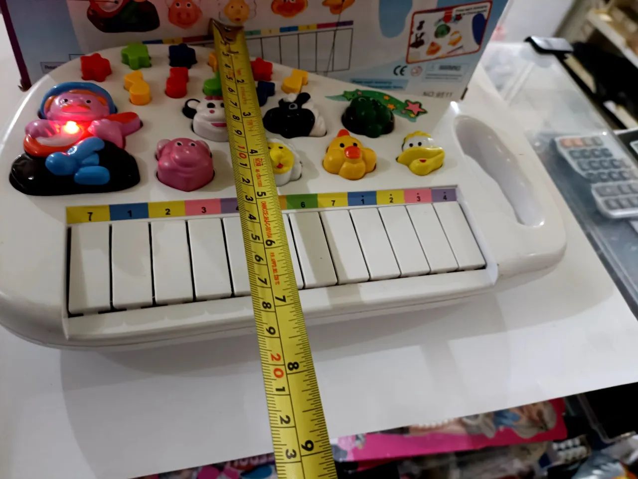R$45 piano musical brinquedo musical eletronico a pilhas iaiao novo  - Foto 5