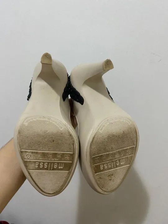 Salto Melissa Bege - Incense II - Tam. 36 - COM CAIXA - Foto 4
