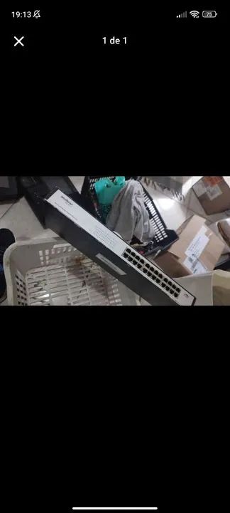 Switch 24 Portas Gigabit -  Novo!