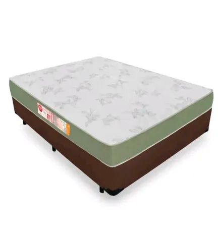 Cama box espuma D-33 castor   cama já com o box  com 3meses  de uso e 10 anos de garantia - Foto 3