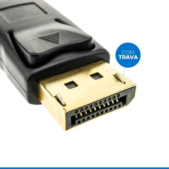 Título: Cabo Displayport x Displayport 1.2a 1.5 metros DP Macho 4k Freesync Gsync 144hz - Foto 6