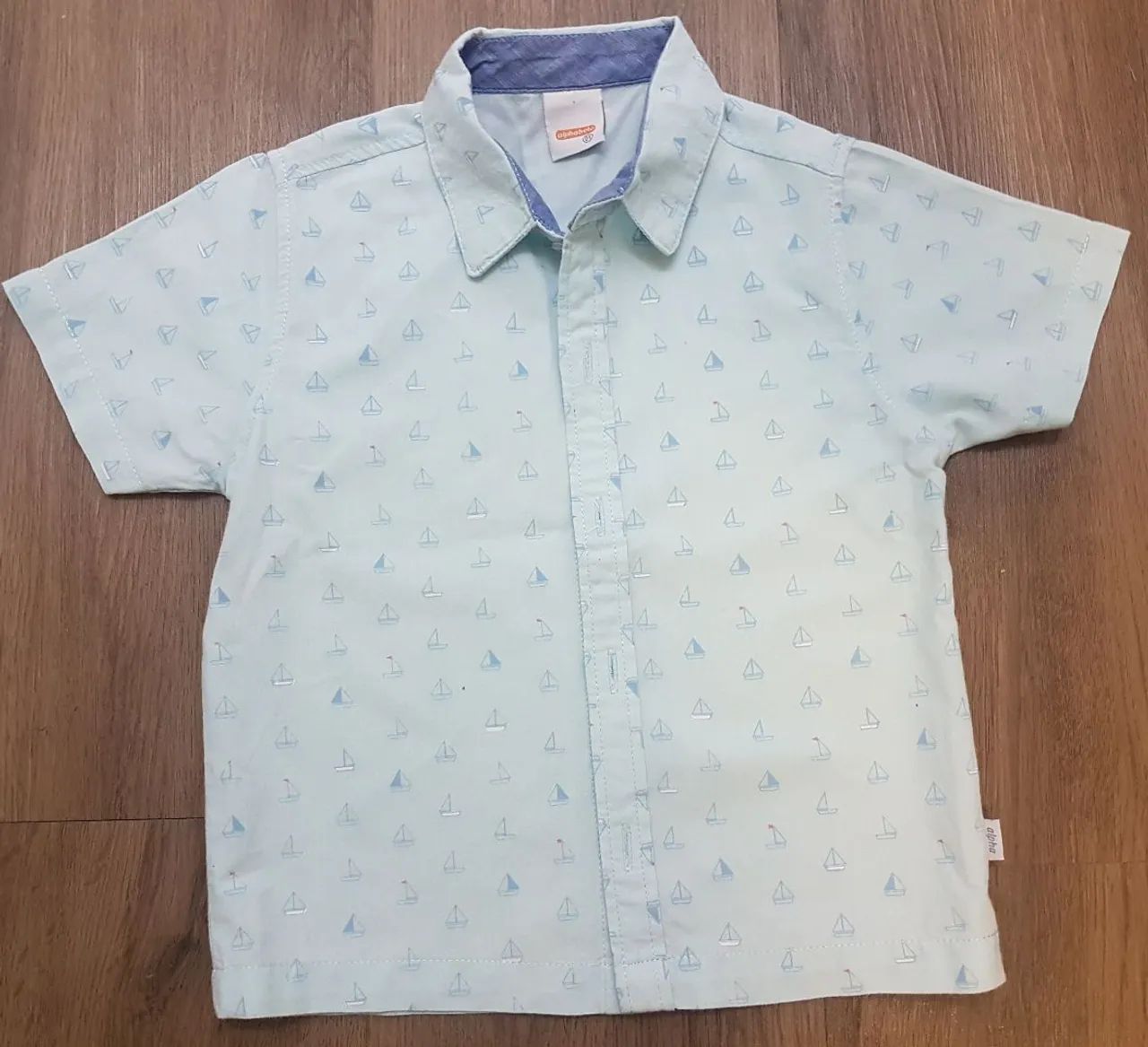 Camisa Social de bebê - Alphabeto