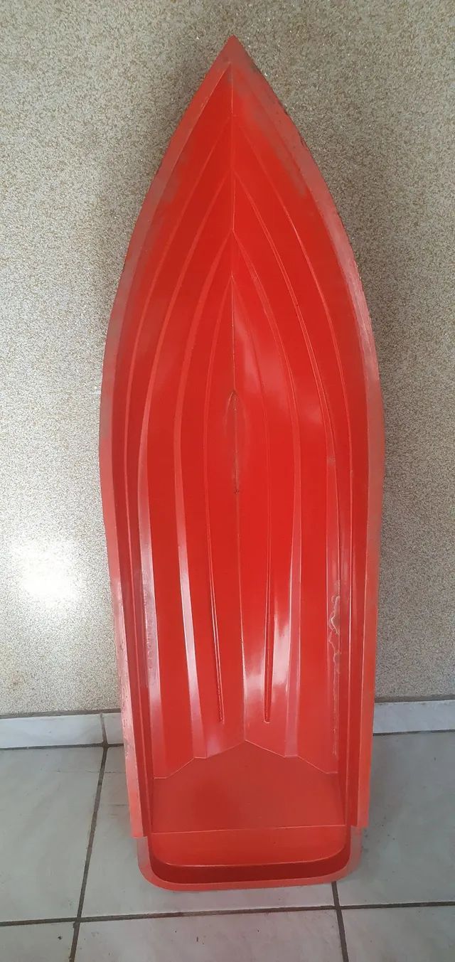 Cascos lancha nautimodelismo com 1,20m de comprimento e 35 cm de largura com molde - Foto 5