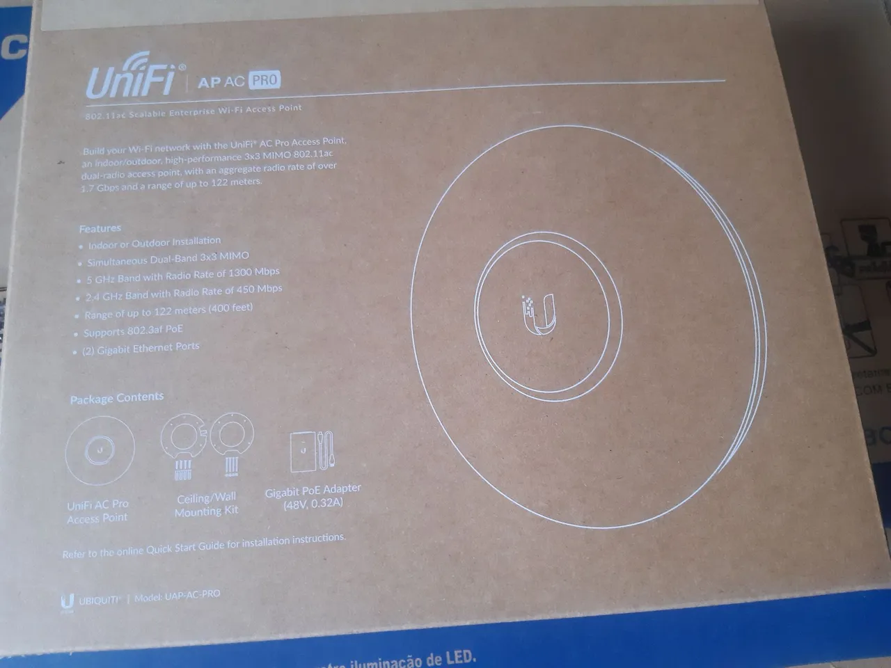 Roteador Wi-Fi UniFi AP AC Pro - 802.11ac