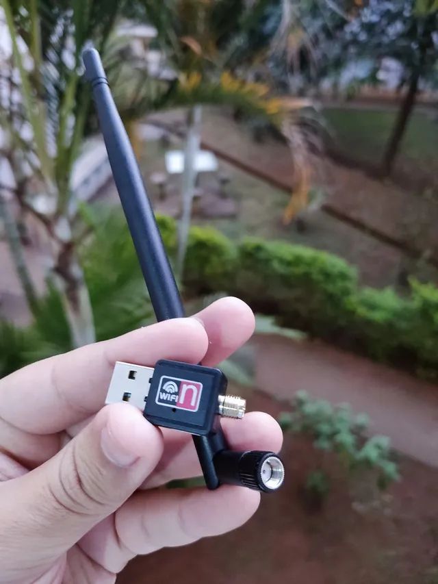 Adaptador Wireless Usb Wi-Fi com Antena