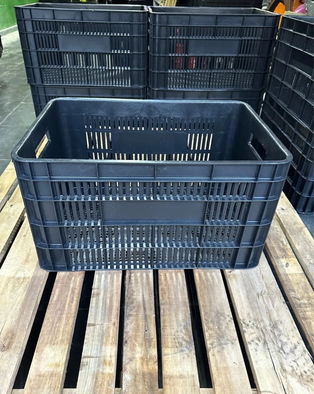 Caixa plástica hortifruti organizadora   - Foto 2