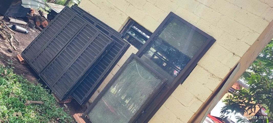 Pacote de Aberturas em Alumínio com os vidros já - Oportunidade Única 