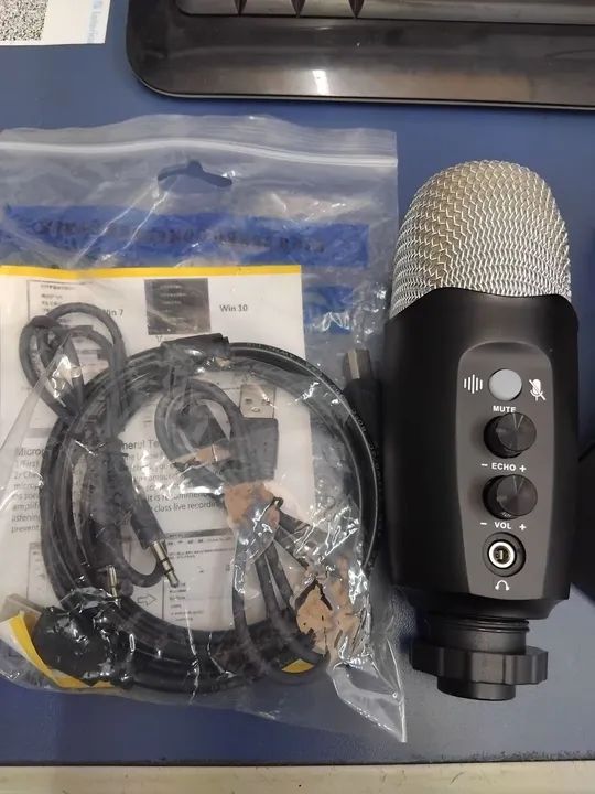 Microfone Gamer com Fio - Novo - Foto 4