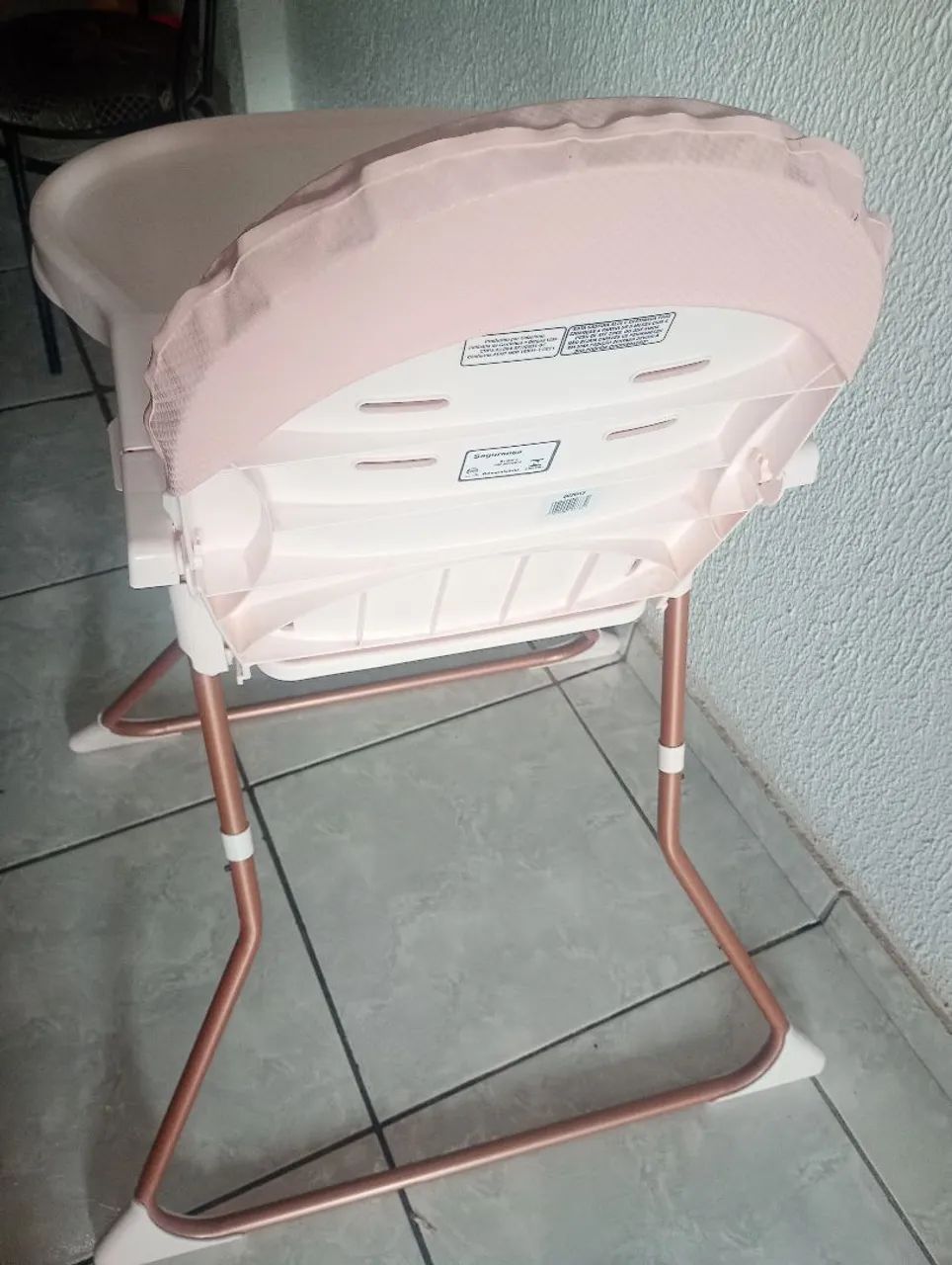 Cadeirinha de Alimentação Bebê Rosa - Foto 4