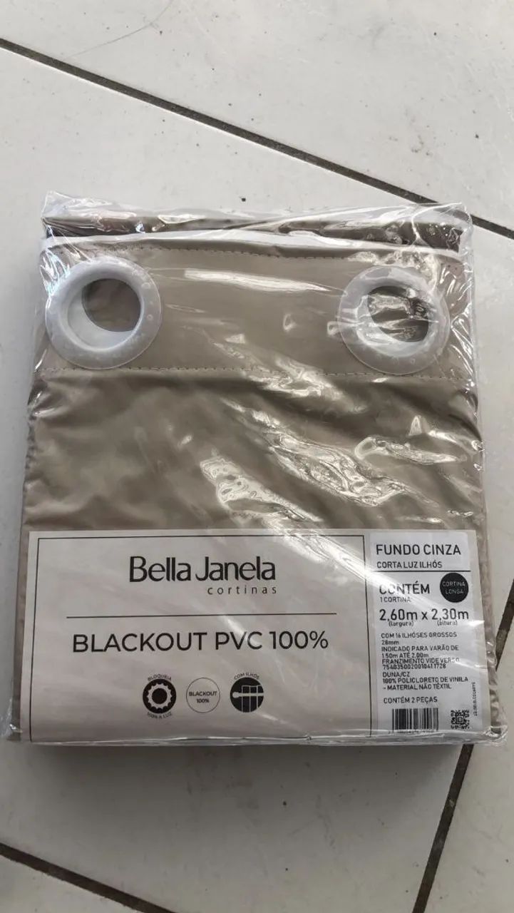 Cortina Blackout PVC 100% Bella Janela - Foto 3