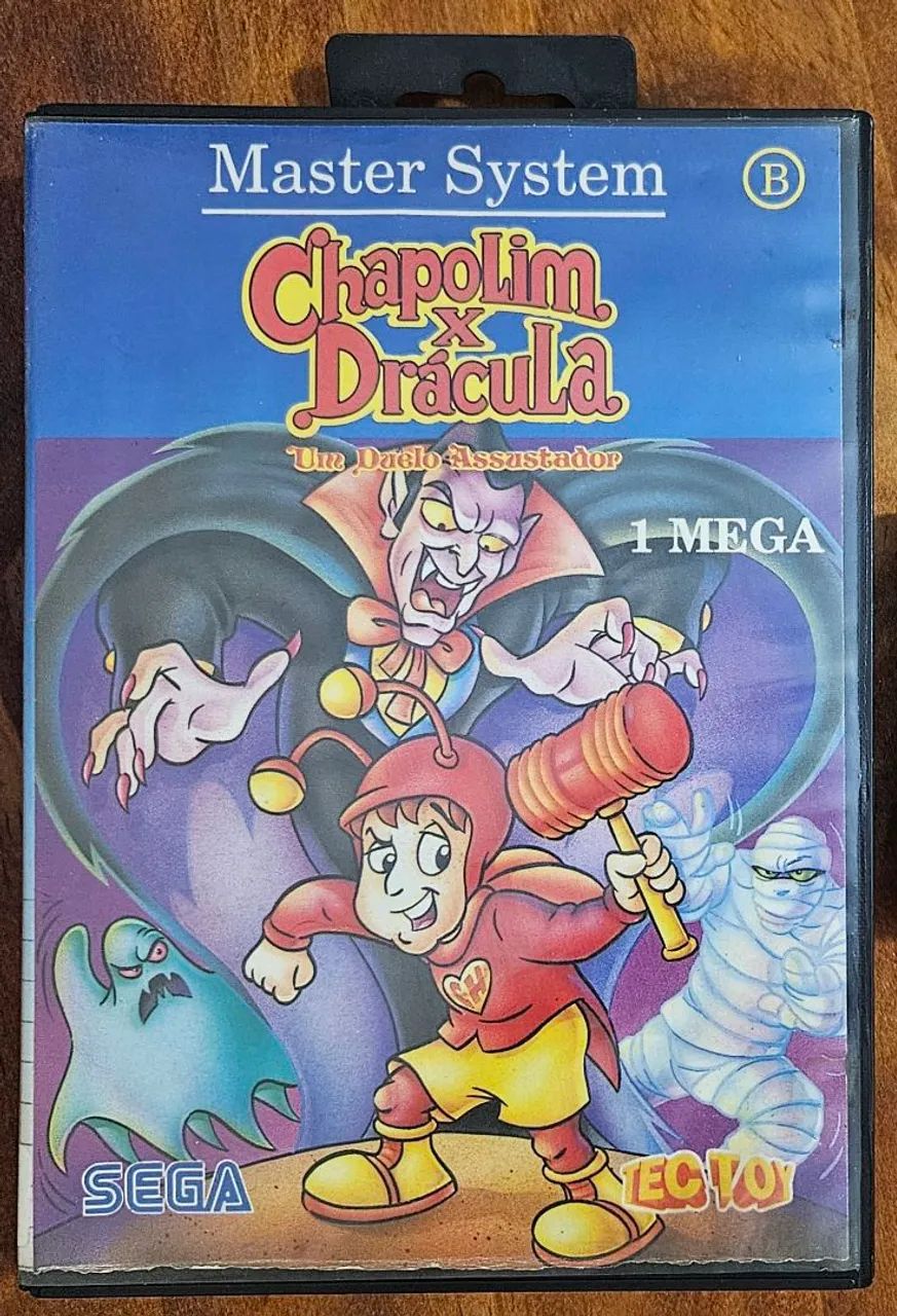 Chapolin x Drácula Um Duelo Assustador Master System Tectoy