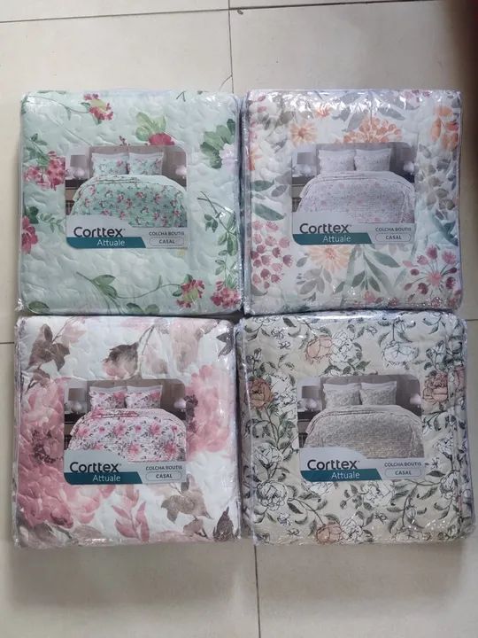 Colcha casal 3 peças dupla face R$109,99 - Foto 4