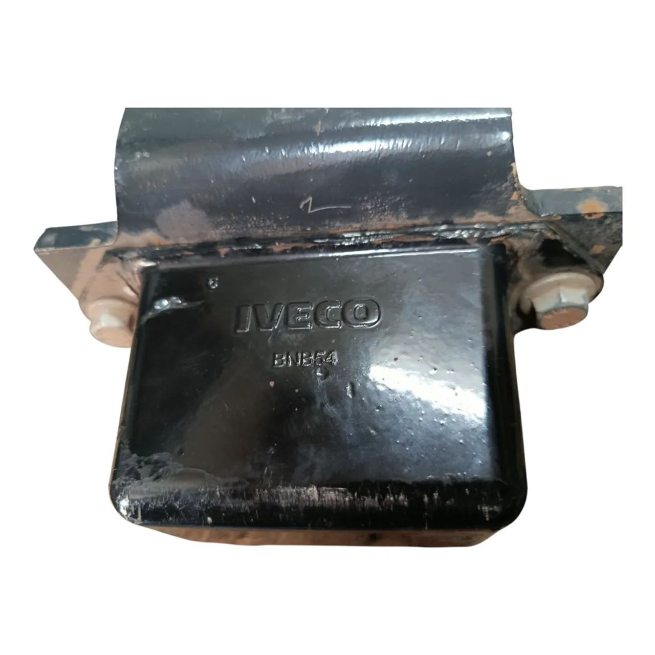 SUPORTE DO BATENTE DE MOLA TRASEIRO ORIGINAL TECTOR 170E21 - Foto 6