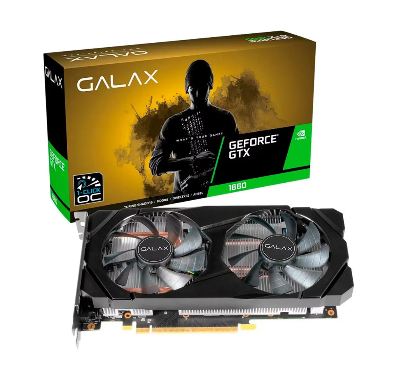 Placa de Vídeo Galax GeForce GTX 1660